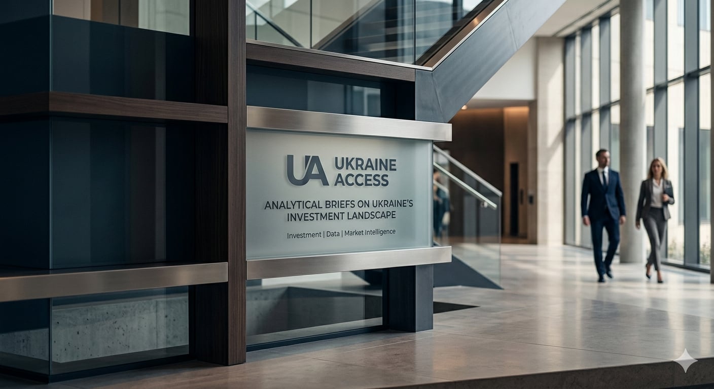 Платформа Ukraine Access почала публікувати аналітичні брифи щодо інвестиційного середовища України